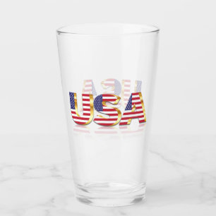 USA Flaggenglas Glas