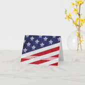 USA-Flaggengratulation zum US-Bürger Karte (Gelbe Blume)