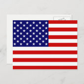 USA-Flaggenkatalog Postkarte (Vorne/Hinten)