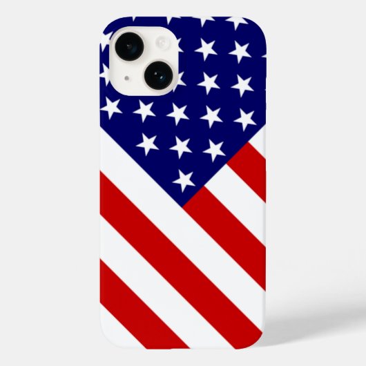 USA-Flaggenkennzeichnung Case-Mate iPhone Hülle (Rückseite)