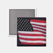 USA-Flaggenmagnet Magnet (Vorderseite/Rückseite)