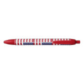 USA-Flaggenmuster Kugelschreiber (Rückseite)