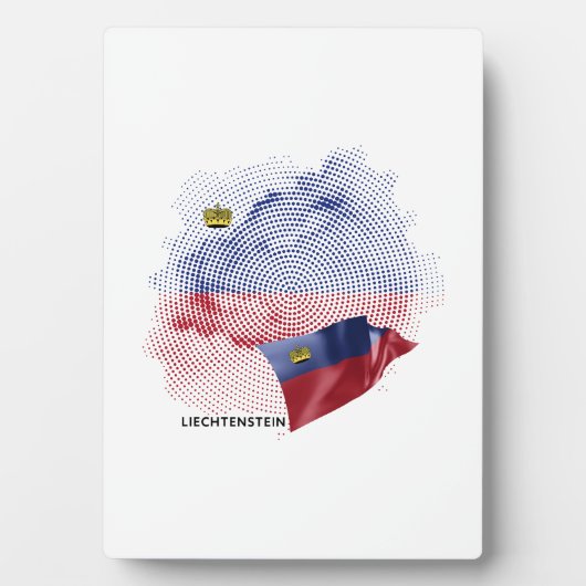 USA-Flaggenplakette Fotoplatte (Vorderseite)