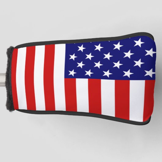 USA-Flaggenplan Golf Headcover (Vorderseite)