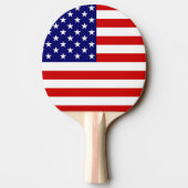USA-Flaggenplan Tischtennis Schläger (Rückseite)