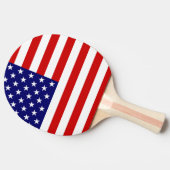 USA-Flaggenplan Tischtennis Schläger (Seitenansicht)