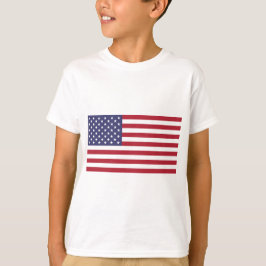 USA Flaggenrot-blau-patriotischer T - Shirt