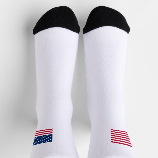 USA Flaggensocken - USA Socken (Oben)