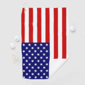 USA-Flaggenstaat Golfhandtuch (Insitu)