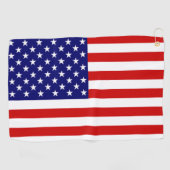 USA-Flaggenstaat Golfhandtuch (Horizontal)