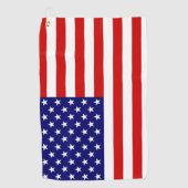 USA-Flaggenstaat Golfhandtuch (Vorderseite)