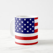 USA-Flaggenstaat Kaffeetasse (Vorderseite Links)