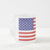 USA-Flaggenstaat Mattglastasse (Vorderseite Links)