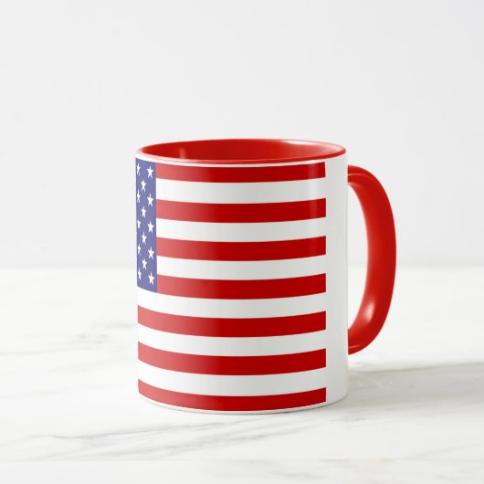USA-Flaggenstaat Tasse (VorderseiteRechts)