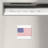 USA-Flaggenstaaten-Dackel Magnet (In Situ (Geschirrspüler))
