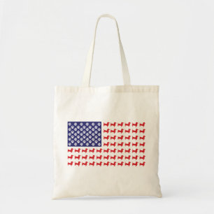 USA-Flaggenstaaten-Dackel Tragetasche