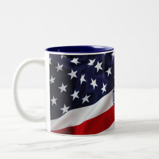 USA Flaggenstaaten Tasse US Flagge Rot, Weiß, Blau