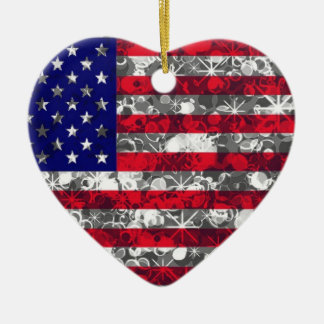 USA Flaggenzierung Keramikornament