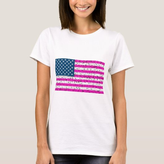 USA-Flagget-shirt T-Shirt (Vorderseite)