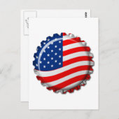 USA Flasche Postkarte (Vorne/Hinten)