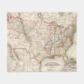 USA FLEECEDECKE (Vorderseite (Horizontal))