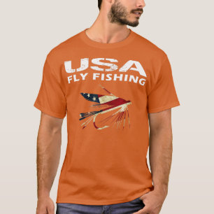 USA Fliegen für Leute, die mit einem Flieger fisch T-Shirt