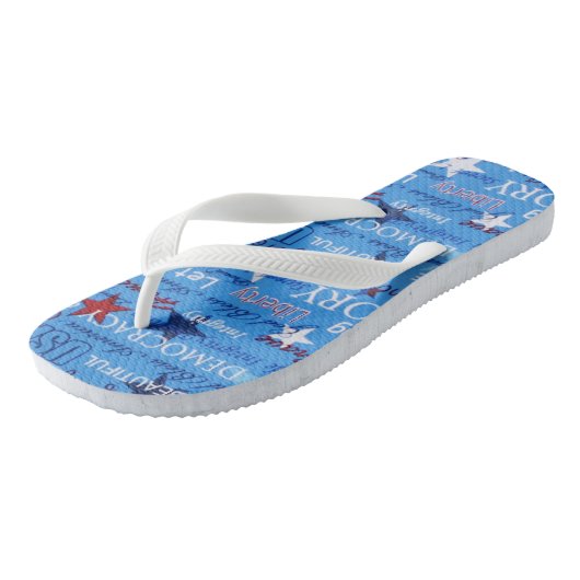 USA FLIP FLOPS BADESANDALEN (Schrägansicht)