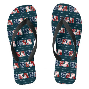 USA Flip Flops Badesandalen