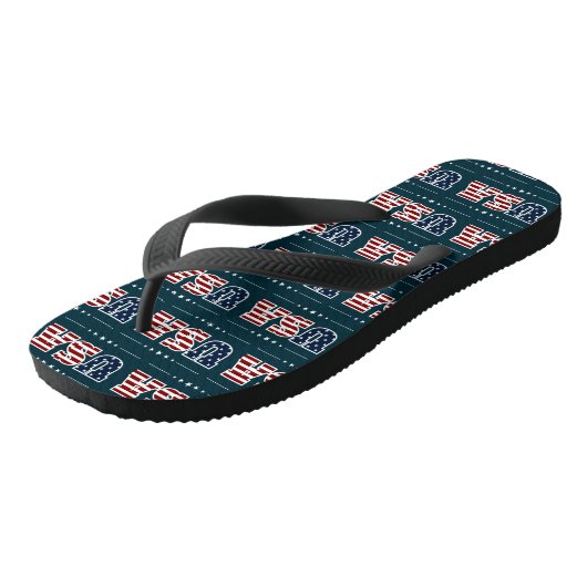 USA Flip Flops Badesandalen (Schrägansicht)