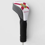 USA Florida Flag Personalisiert Golf Headcover (angewinkelt)