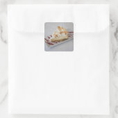 USA, Florida, Florida Panhandle, Seaside, key Quadratischer Aufkleber (Tasche)
