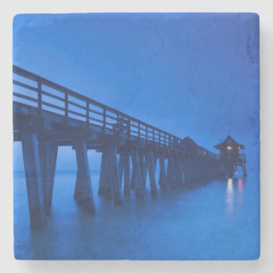 USA, Florida, Golfküste, Naples, Naples Pier Steinuntersetzer