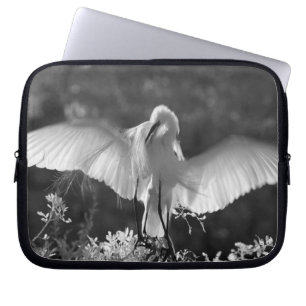USA, Florida, Great Egret (Ardea alba) infrarote 2 Laptopschutzhülle