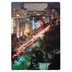 USA, Florida, Miami Beach, Ocean Drive, Art Deco 2 Klemmbrett