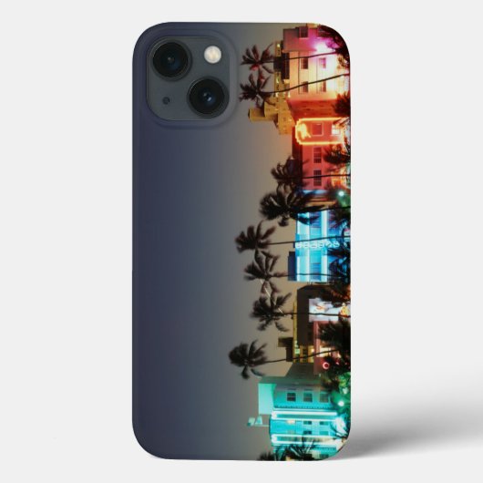 USA, Florida, Miami Beach, Ocean Drive, Art Deco Case-Mate iPhone Hülle (Rückseite)