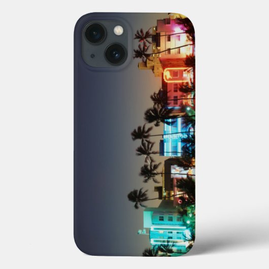 USA, Florida, Miami Beach, Ocean Drive, Art Deco Case-Mate iPhone Hülle (Rückseite)