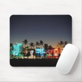 USA, Florida, Miami Beach, Ocean Drive, Art Deco Mousepad (Mit Mouse)