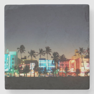 USA, Florida, Miami Beach, Ocean Drive, Art Deco Steinuntersetzer