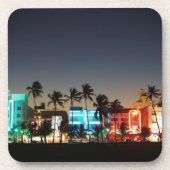 USA, Florida, Miami Beach, Ocean Drive, Art Deco Untersetzer (Vorderseite)