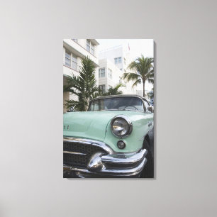 USA, Florida, Miami Beach: South Beach, 1956 3 Leinwanddruck