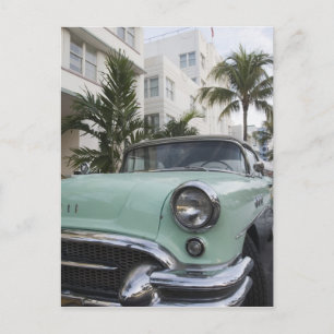 USA, Florida, Miami Beach: South Beach, 1956 3 Postkarte