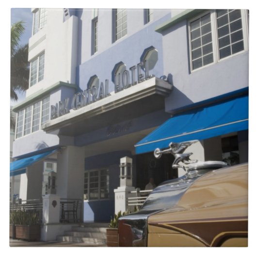 USA, Florida, Miami Beach: South Beach, Art Déco Fliese (Vorderseite)