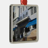 USA, Florida, Miami Beach: South Beach, Art Déco Silbernes Ornament (Rechts)