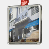 USA, Florida, Miami Beach: South Beach, Art Déco Silbernes Ornament (Links)