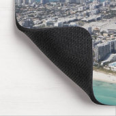 USA, Florida, Miami, Stadtbild mit Strand 3 Mousepad (Ecke)