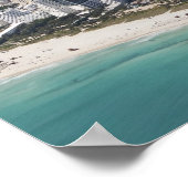 USA, Florida, Miami, Stadtbild mit Strand 3 Poster (Ecke)