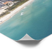 USA, Florida, Miami, Stadtbild mit Strand Poster (Ecke)