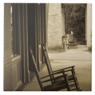 USA, Florida, Micanopy, älteste Binnensiedlung Fliese