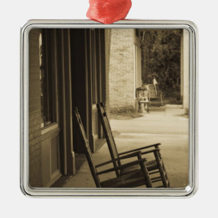 USA, Florida, Micanopy, älteste Binnensiedlung Silbernes Ornament