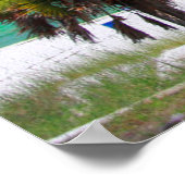 USA, Florida. Palmen an der Smaragdküste Poster (Ecke)